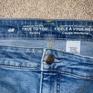 H&M true to you skinny jeans
